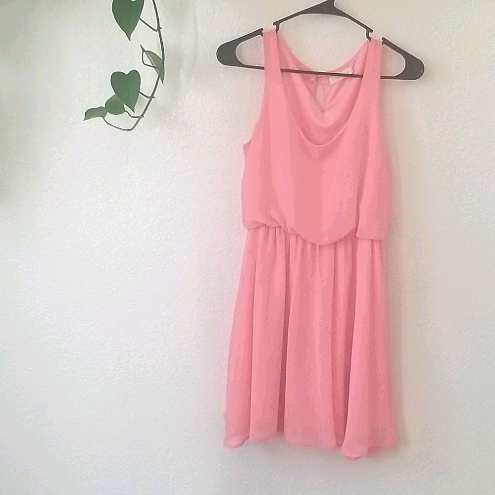 Blush cocktail dress